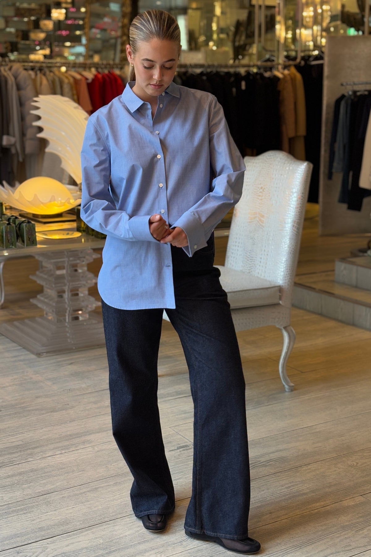 The Row Blue 'Metis' Shirt