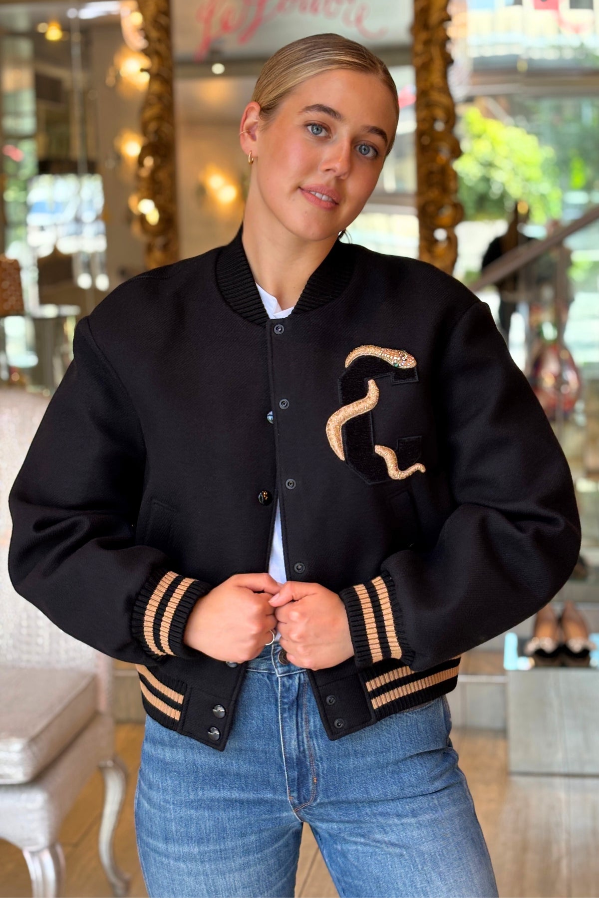 Chloé Varsity Bomber Jacket