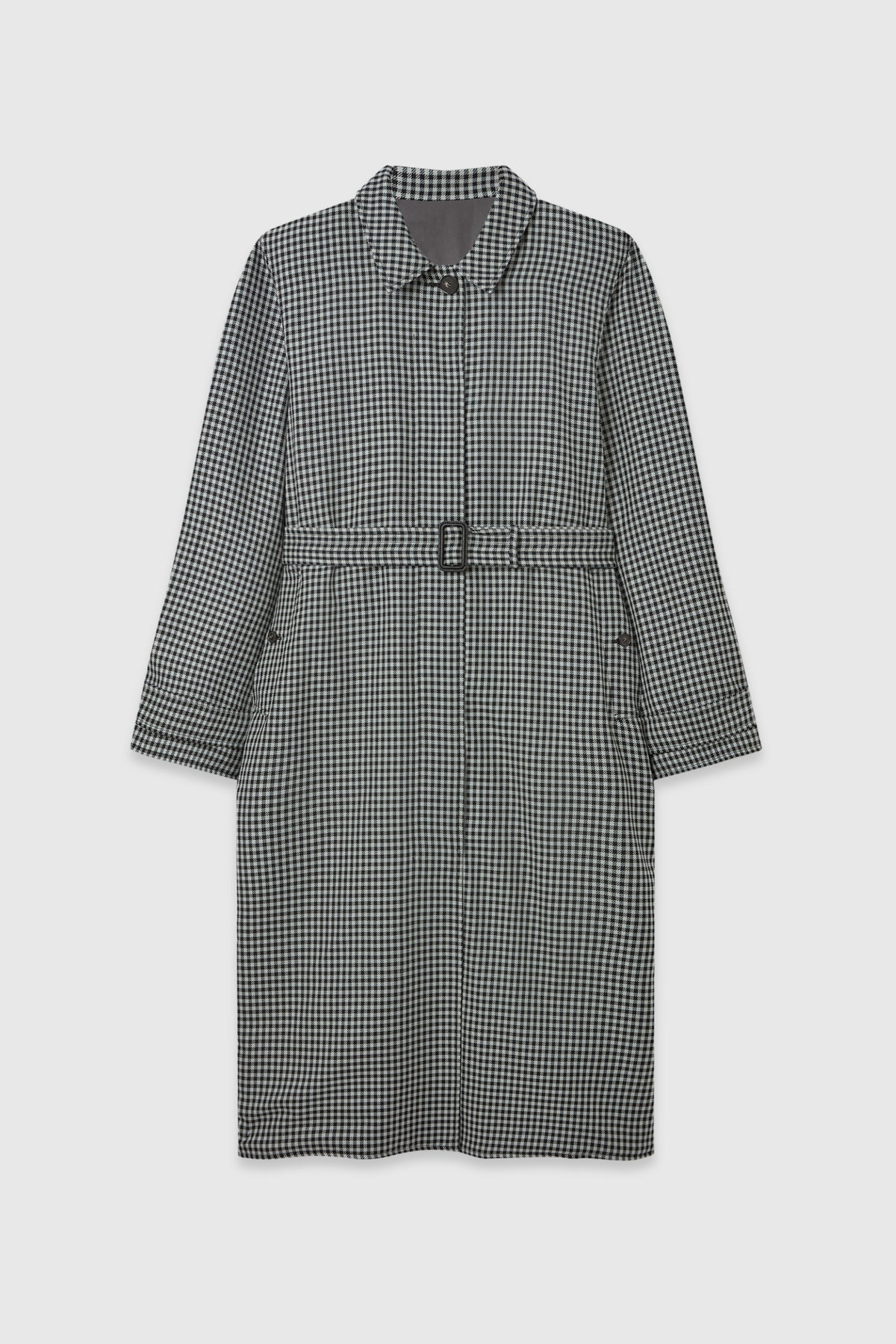 Stella McCartney Check Reversible Trench Coat