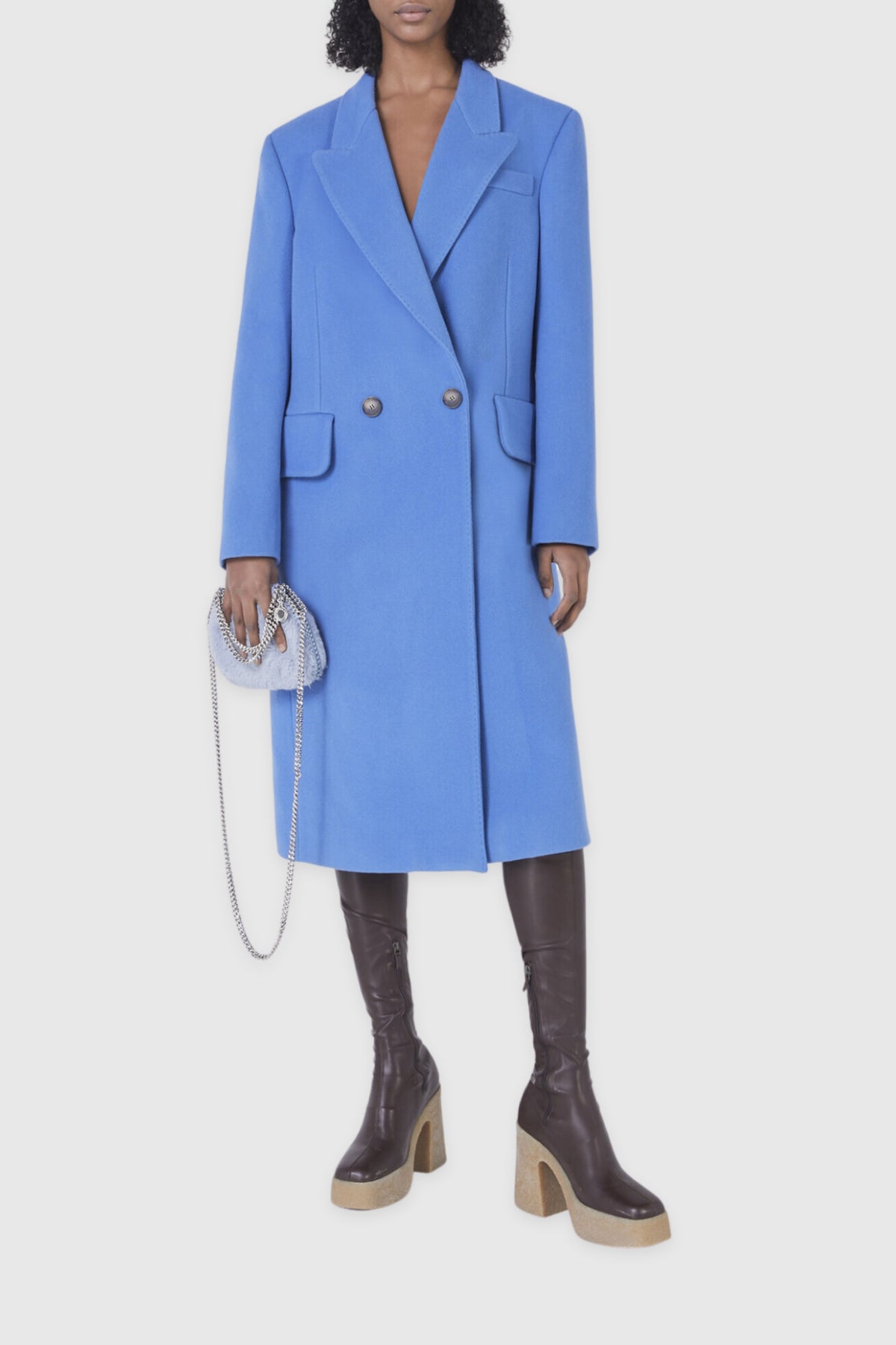 Stella McCartney Cornflower Blue Coat