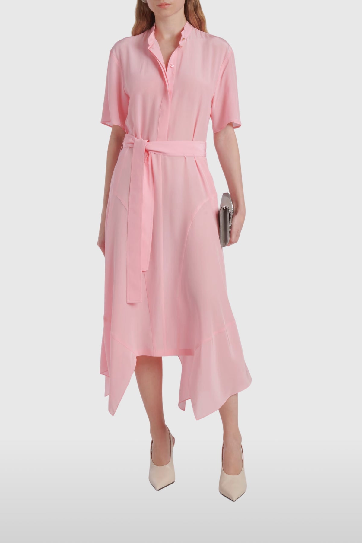 Stella McCartney Pink Silk &#39;Iconic&#39; Dress