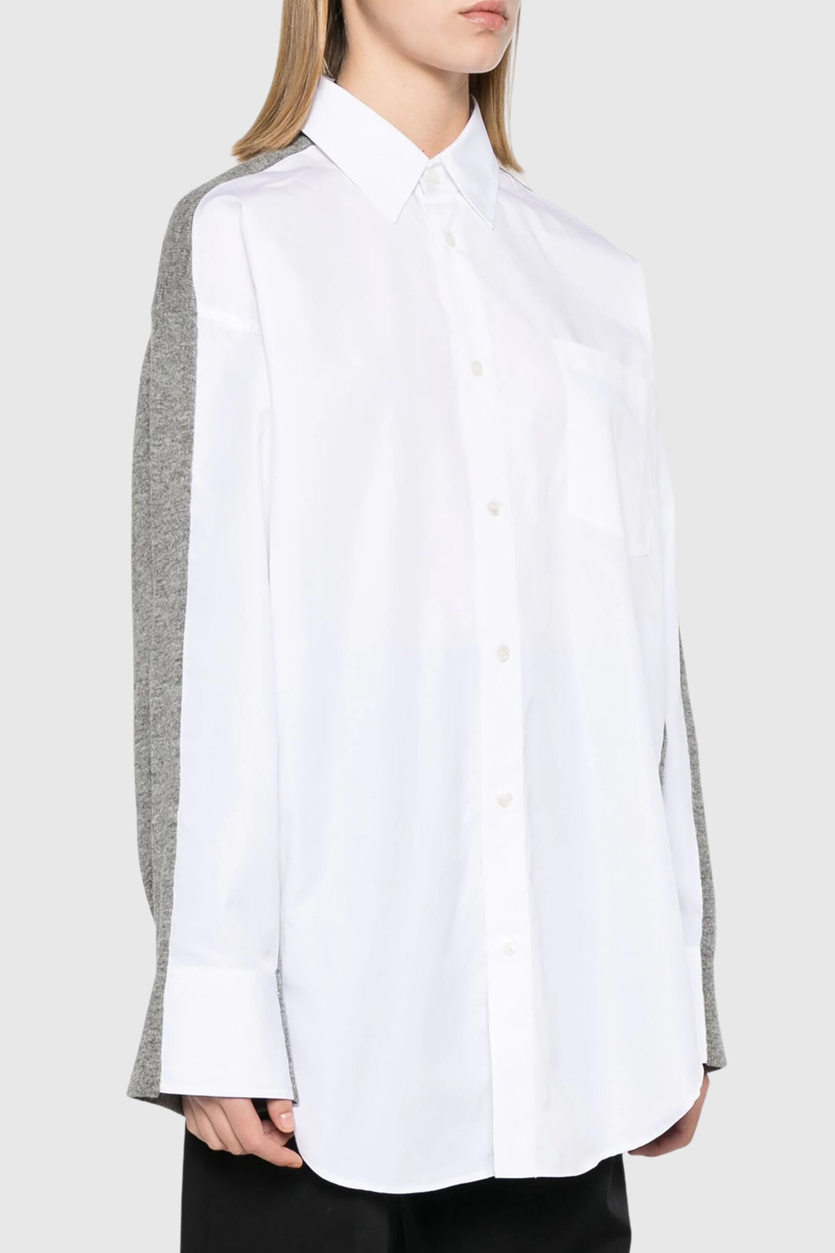 Stella McCartney Merino &amp; Poplin Shirt