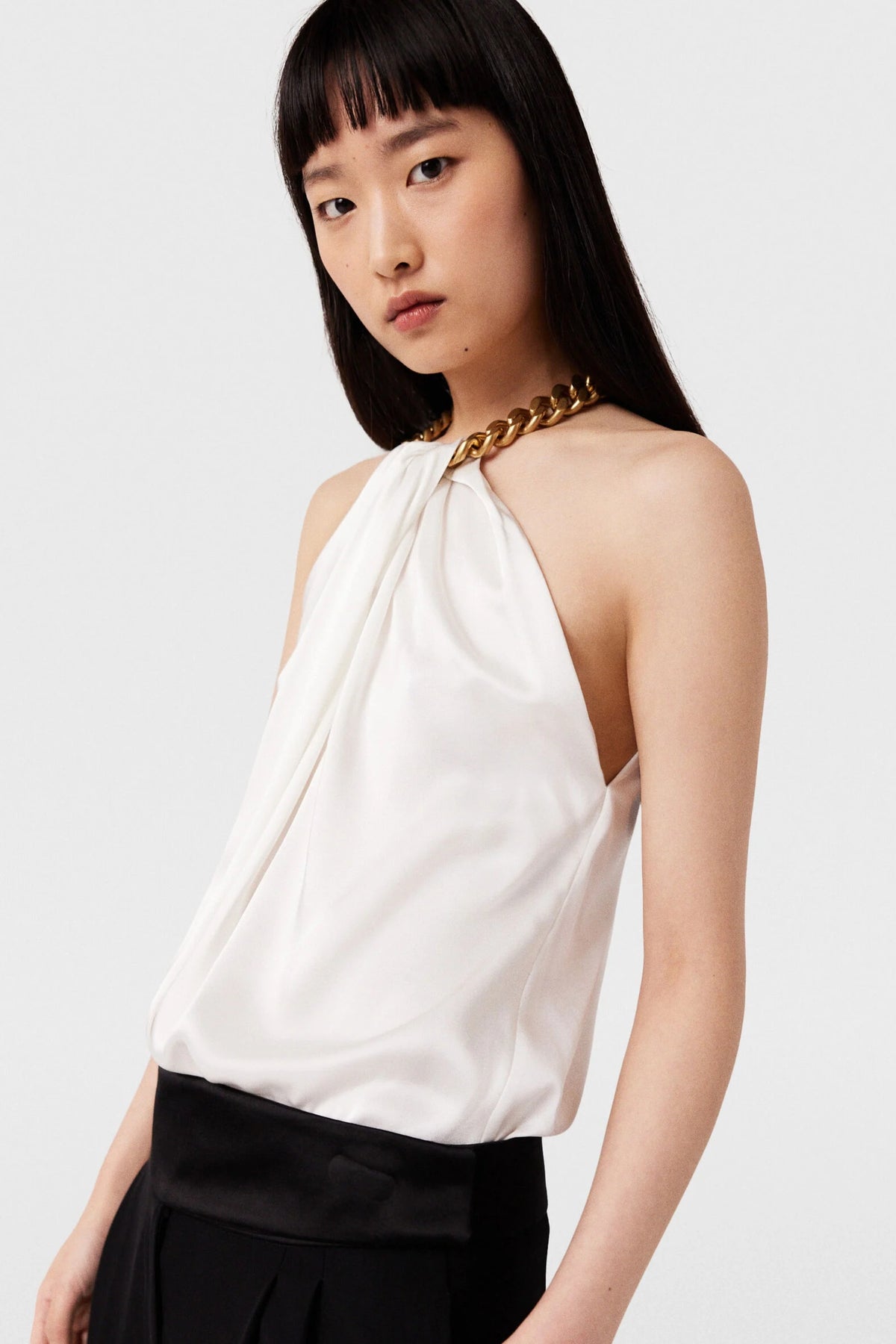 Stella McCartney Falabella Detail Halterneck Top