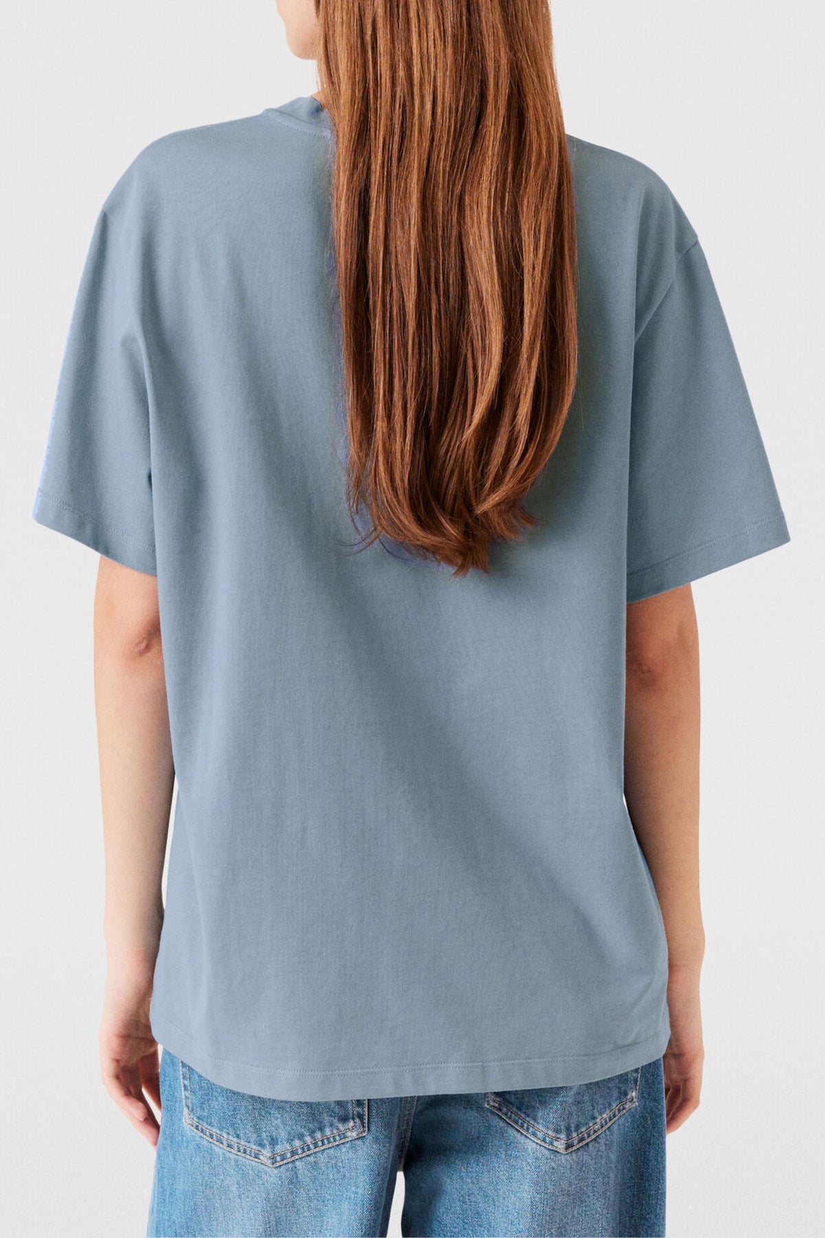 Stella McCartney Blue &#39;Iconic&#39; Logo Cotton T-Shirt