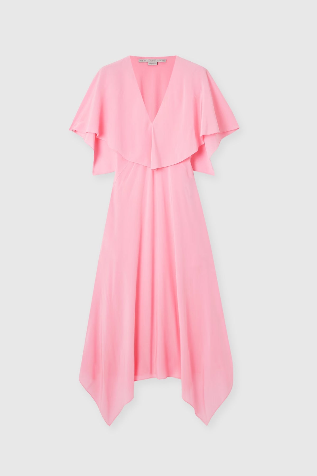 Stella McCartney Pink Ruffled Midi Dress