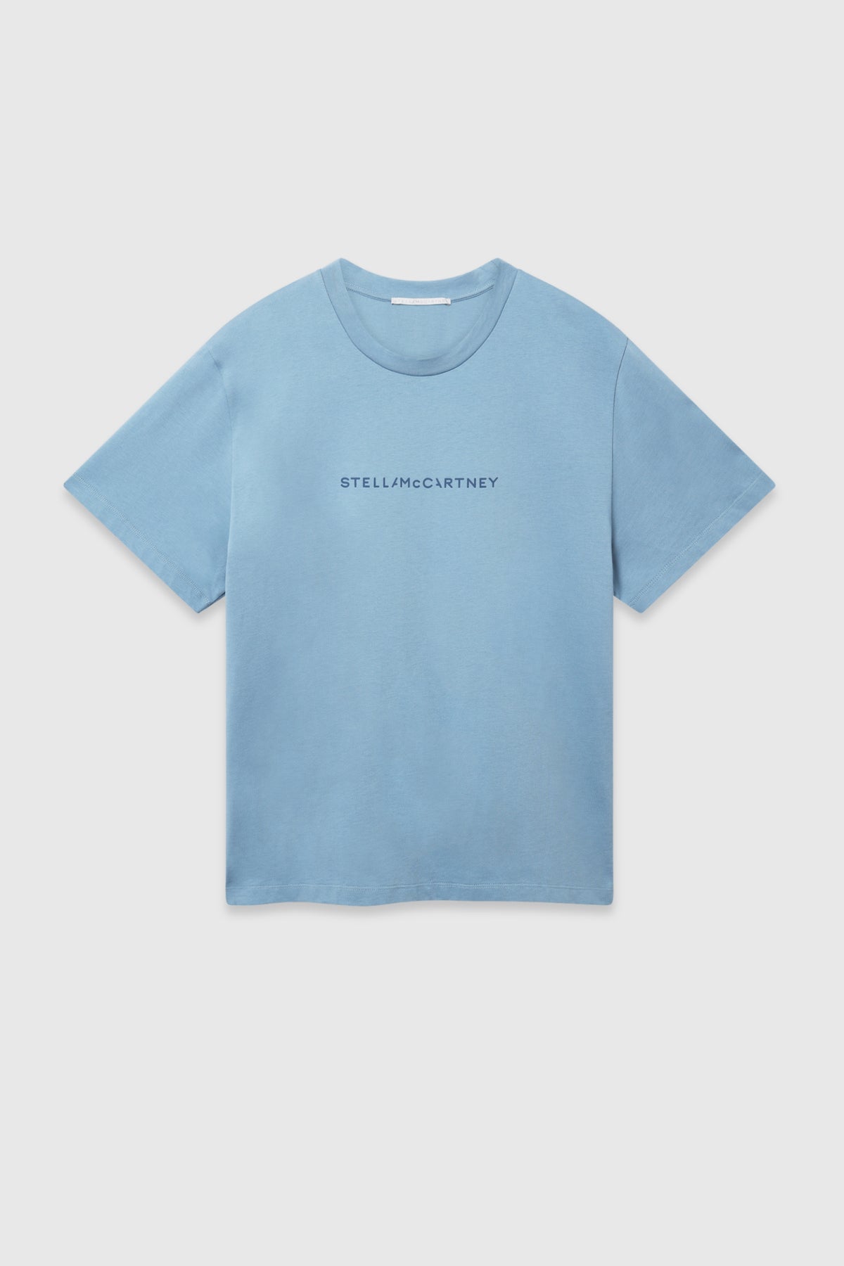 Stella McCartney Blue &#39;Iconic&#39; Logo Cotton T-Shirt