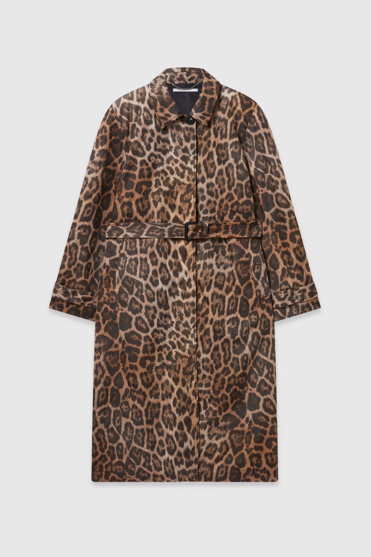 Stella McCartney Leopard Belted Trench Coat