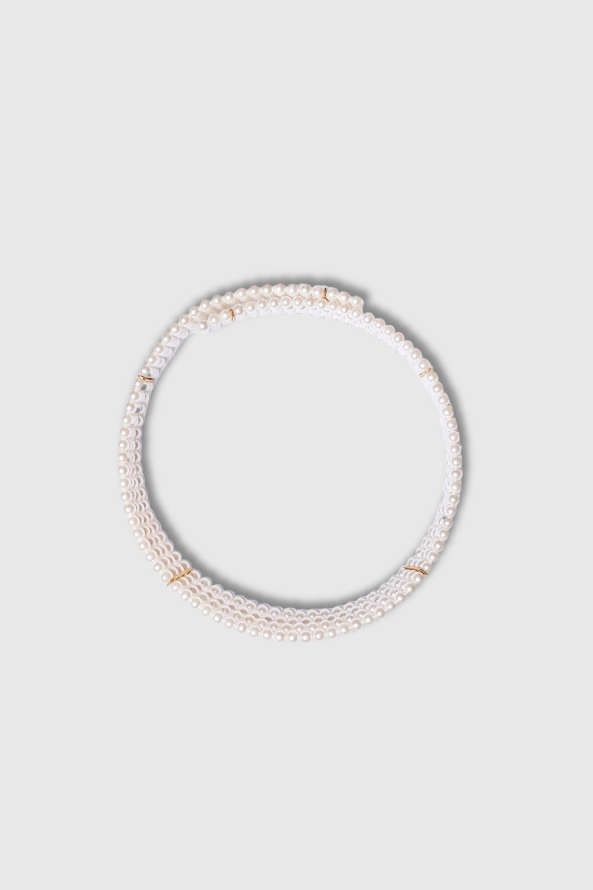 Timeless Pearly Round Pearl Clasp Choker