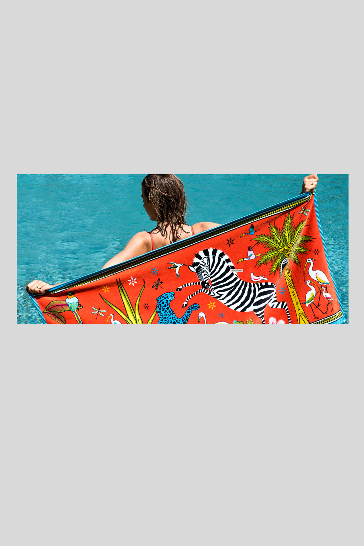 Ortigia Beach Towel Corallo