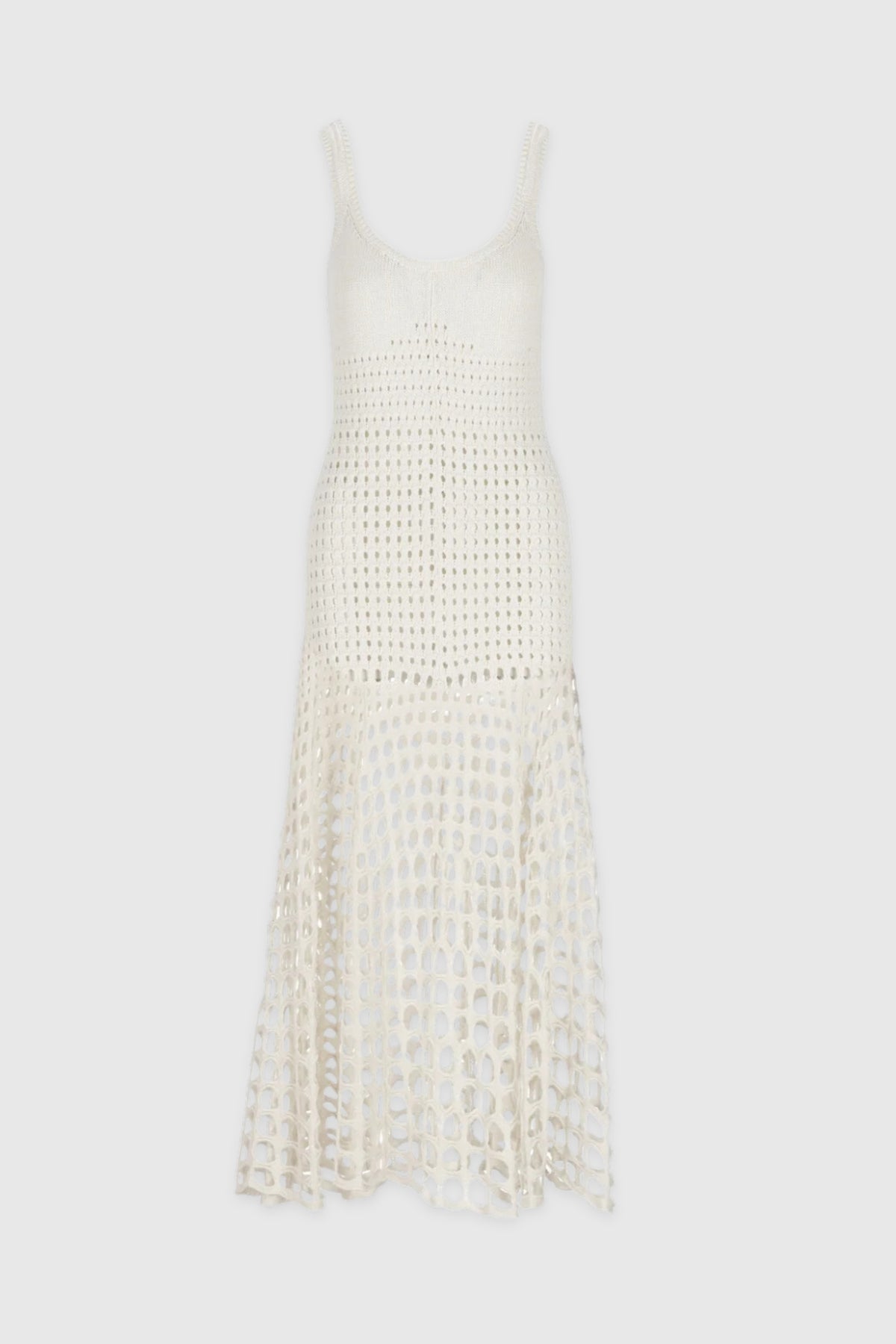 Chloé White Crochet Dress