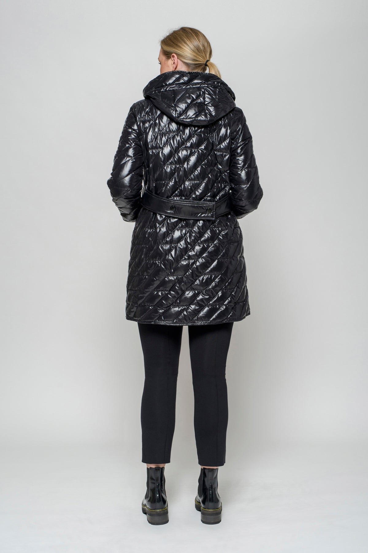 Moncler Black Penestin Quilted Longline Jacket