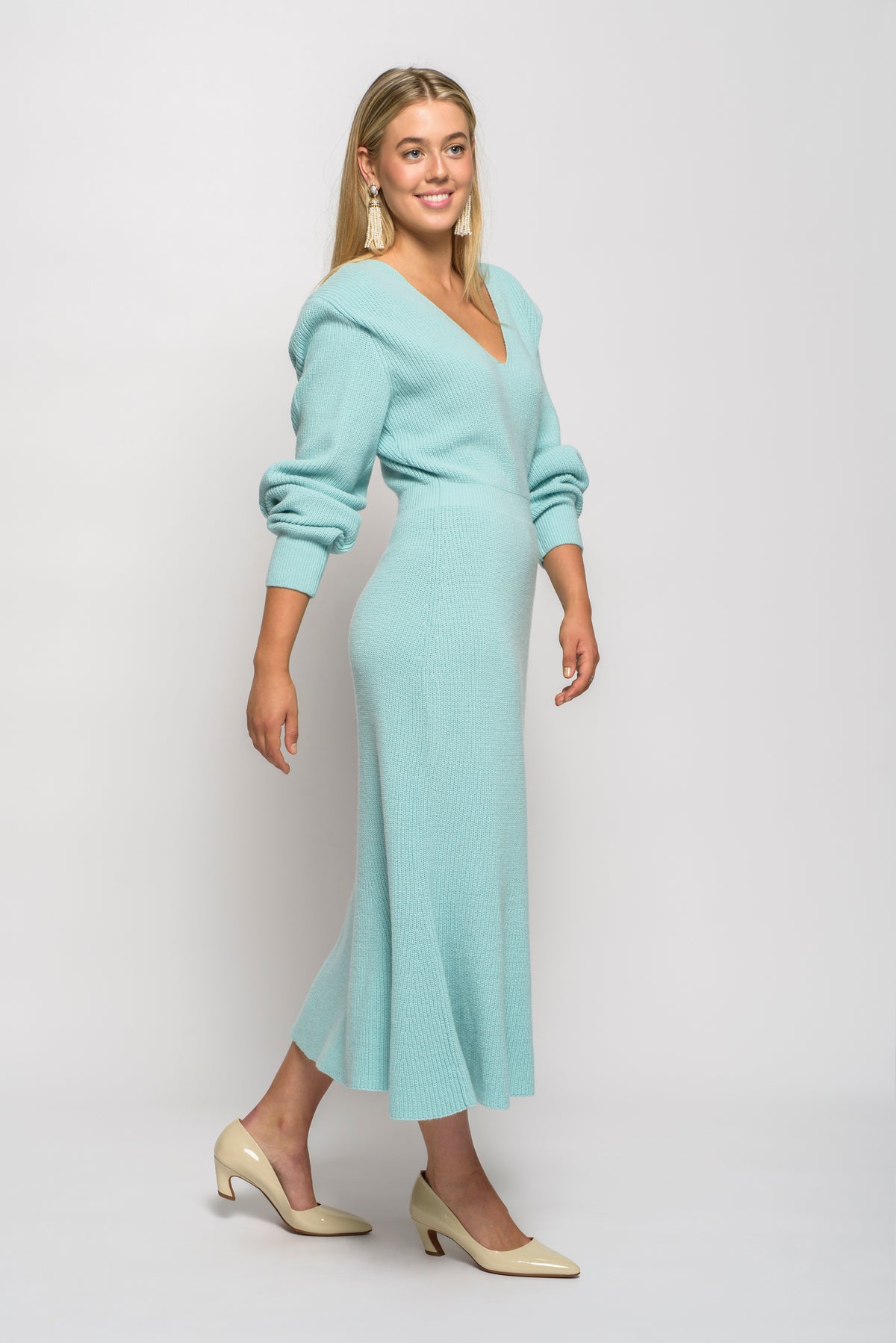 Roland Mouret Cashmere Fitted Dress