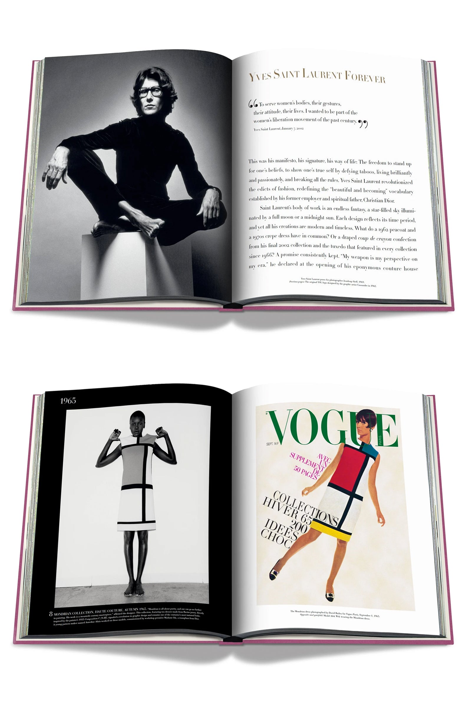 Yves Saint Laurent Catwalk coffee table book - multicolour